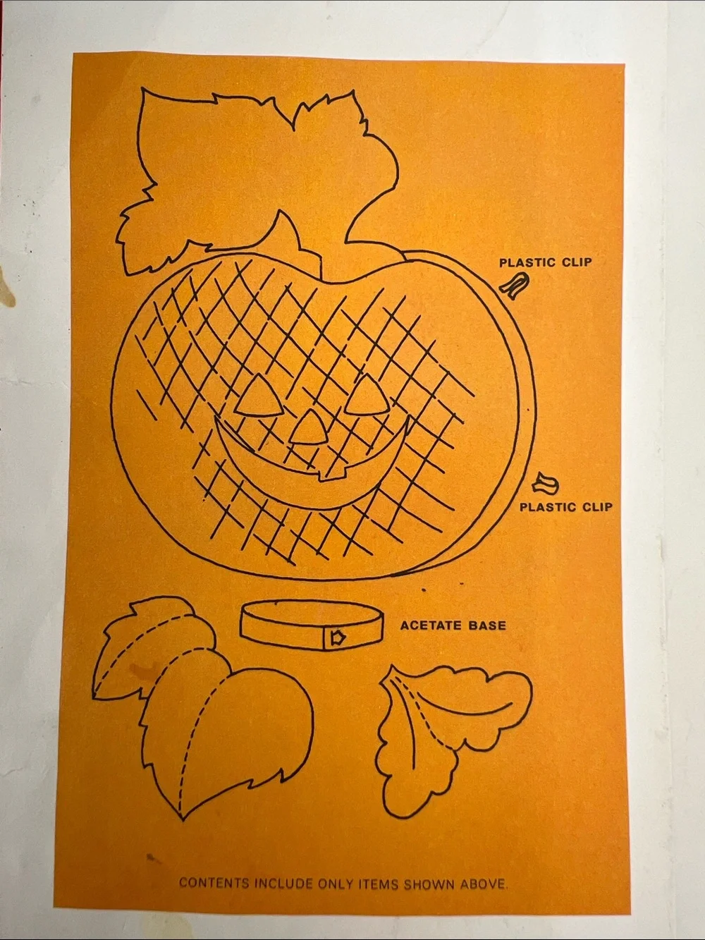 Hallmark Orange Pumpkin Magic Jack-O'-Lantern Centerpiece Paper Honeycomb